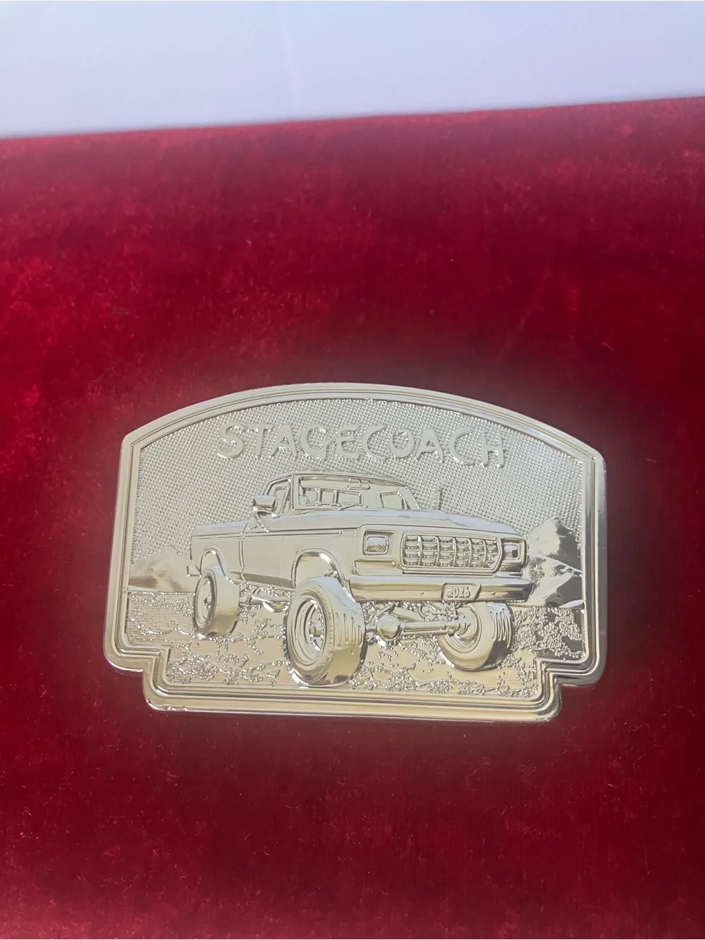 Stagecoach Country Music Festival Belt Buckle 2026 Silvertone Pickup Truck NEW.